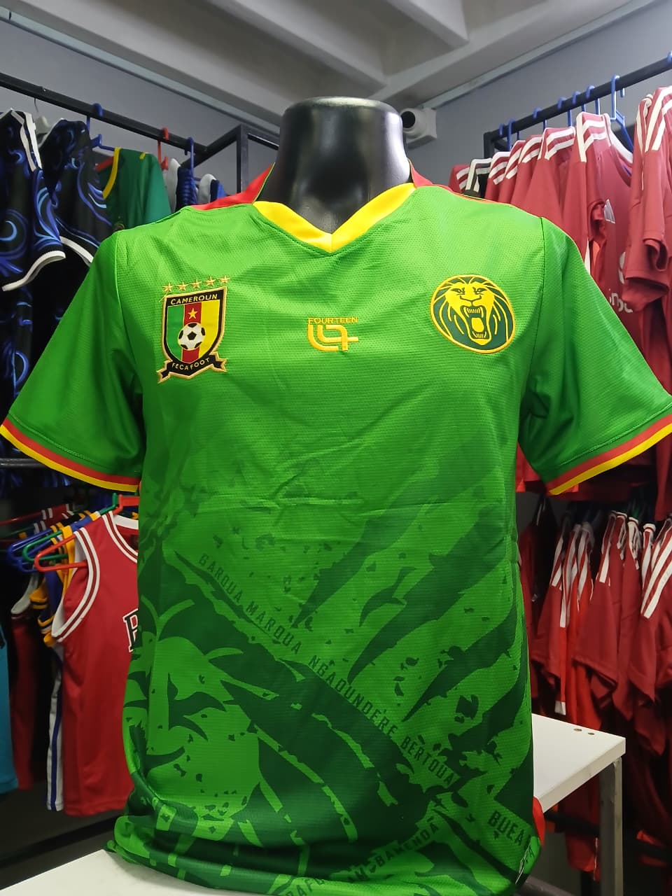 Cameroon home jersey 2026 fan kit